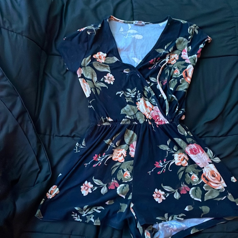 Cute black romper